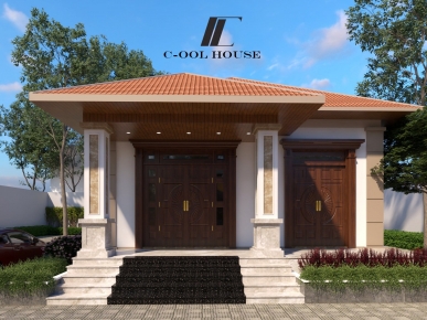 Mẫu nhà cấp 4 có gác lửng đẹp ấn tượng tại Quảng Bình – Giải pháp sống tiện nghi cho gia đình 3 thế hệ