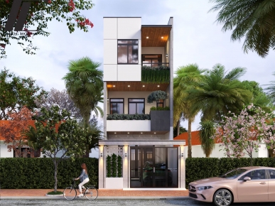 Thiết kế nhà phố 3 tầng hiện đại – Anh Trụ | Cool House Đà Nẵng