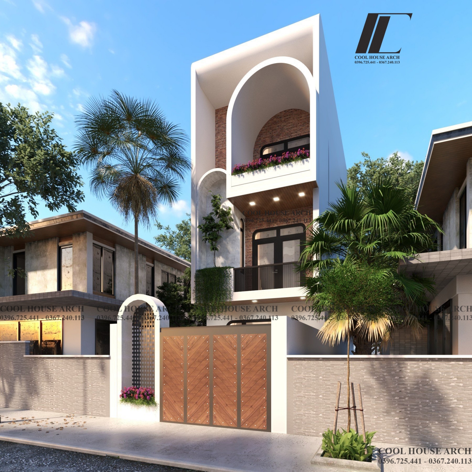 Mặt tiền công trình Linh’s House 1