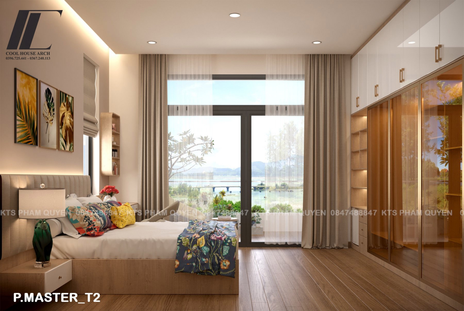 Phòng ngủ master Linh’s House