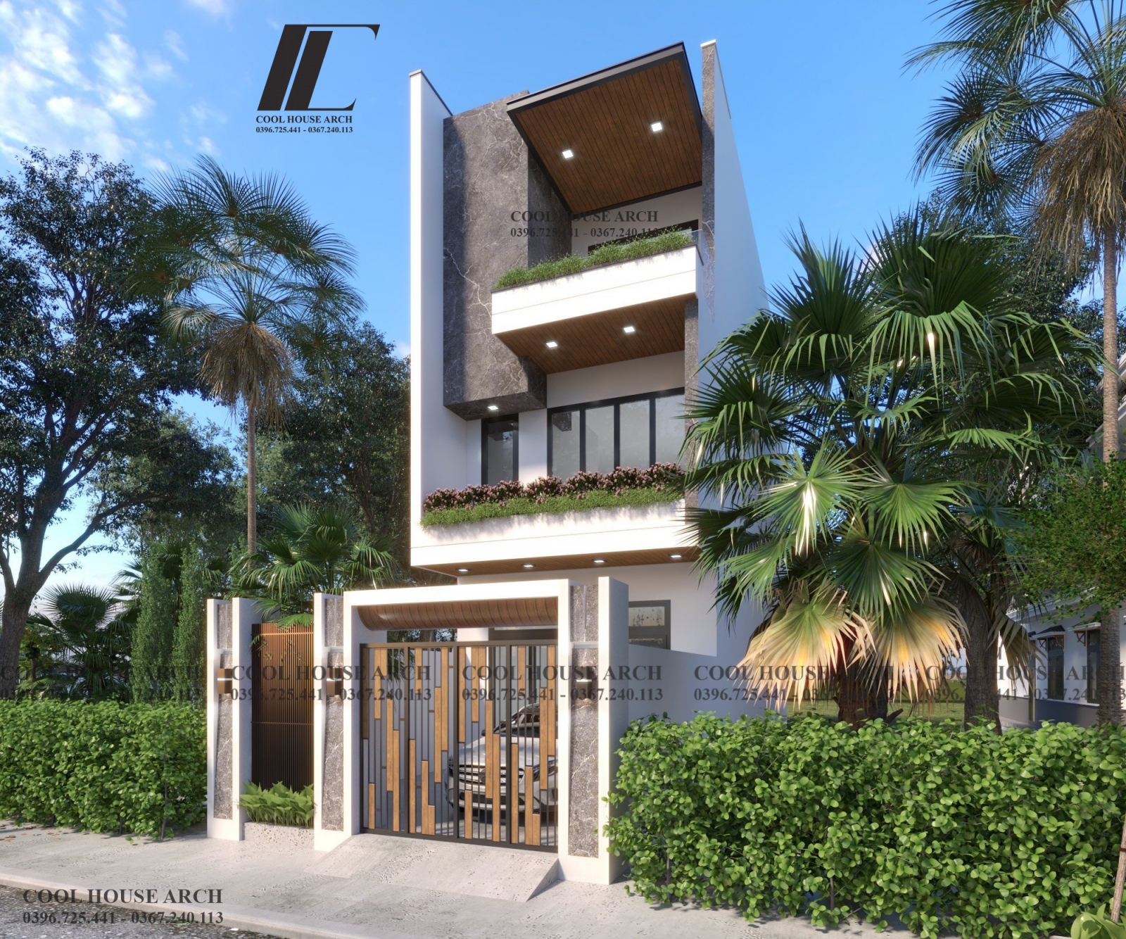 Phối cảnh mặt tiền 