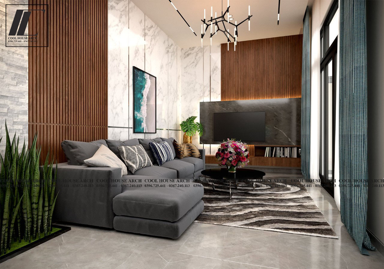  Không gian phòng khách hiện đại