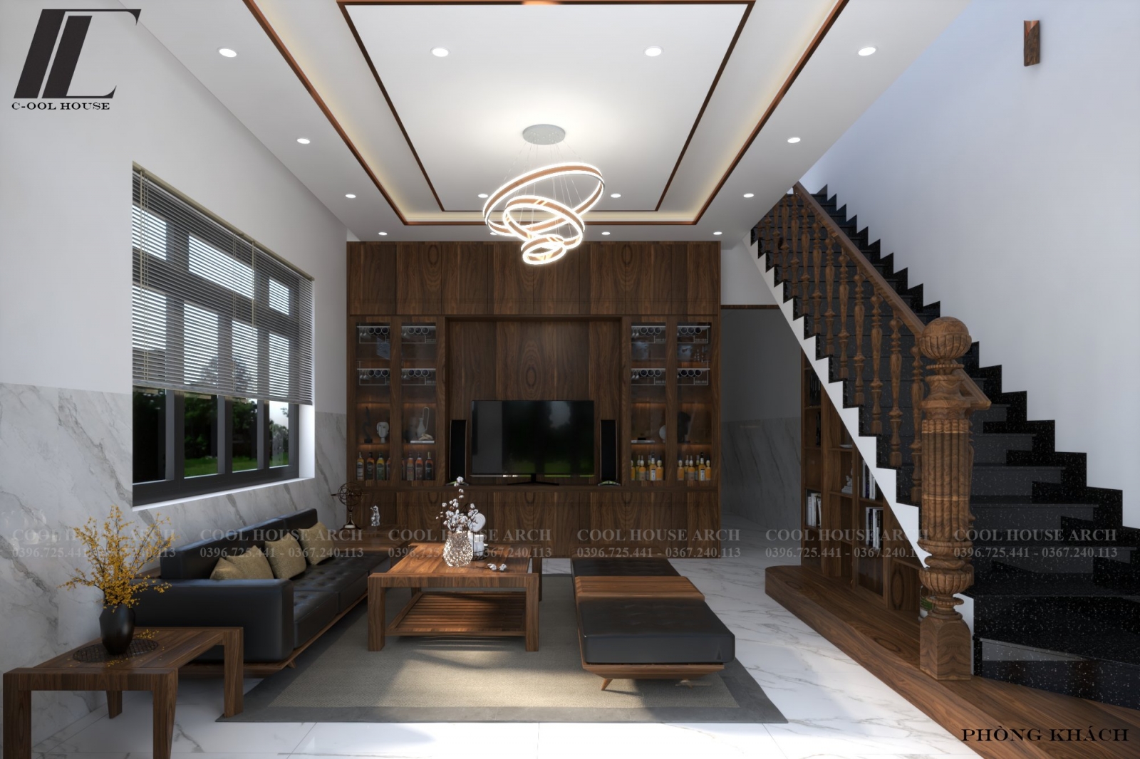 Không gian nội thất phòng khách