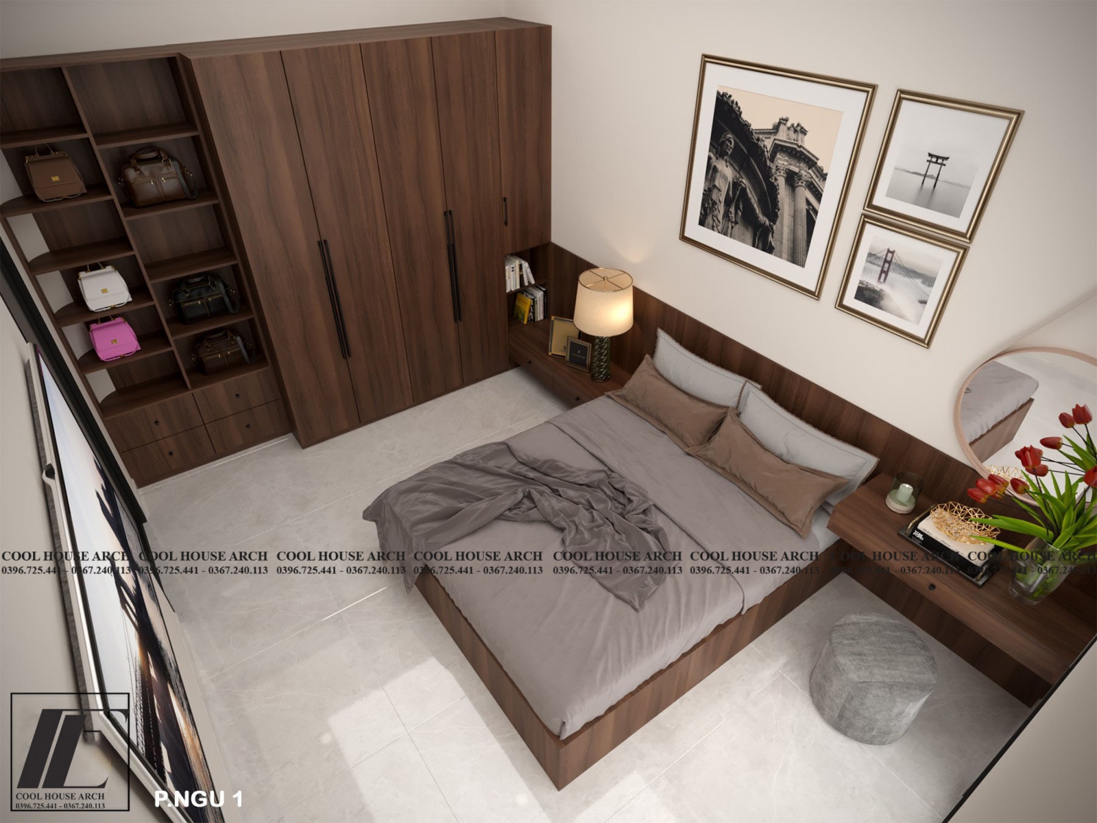 Nội thất hiện đại tối giản nhưng đầy đủ công năng